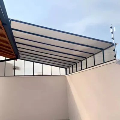 Cobertura de Policarbonato Alveolar